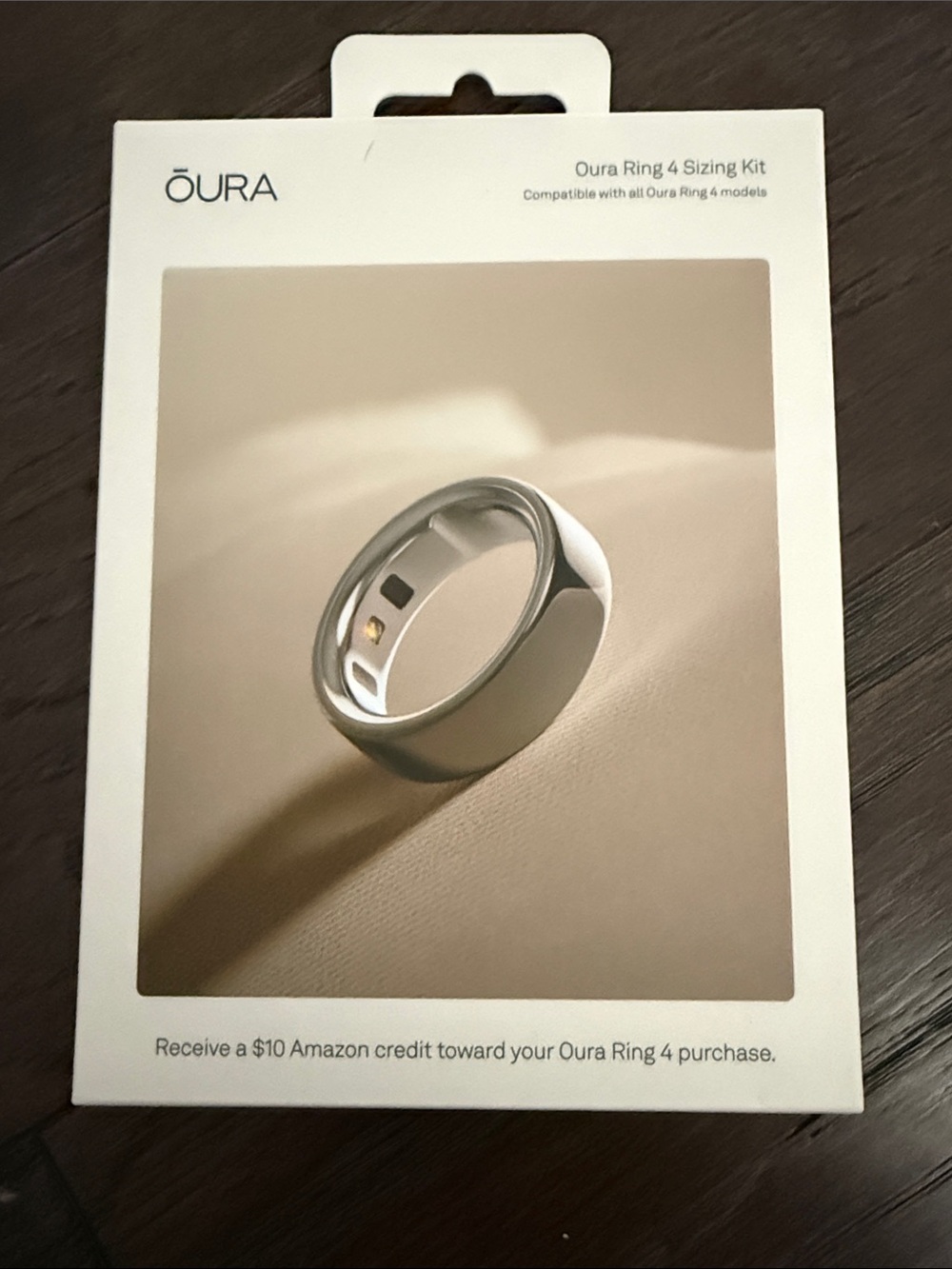 Oura Ring 4 Sizing Kit – White and Light Gray